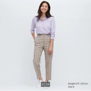 Uniqlo women’s Smart Ankle Pants, herringbone